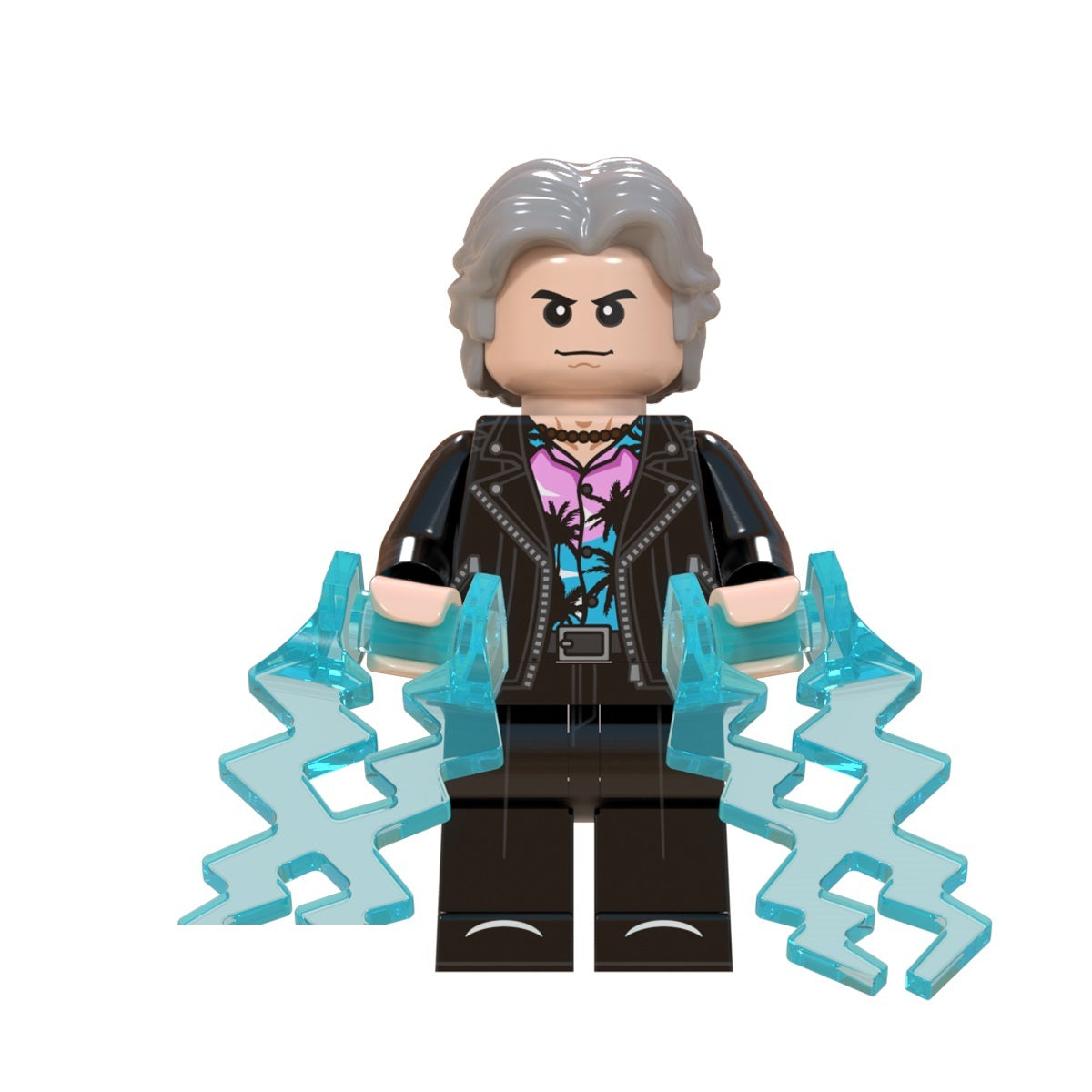 Custom-Compatible Speedster Hero Minifigure – Brick Building Fit