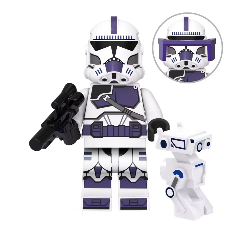 Custom-Compatible Galactic Hero Minifigure Set – Brick Building Fit