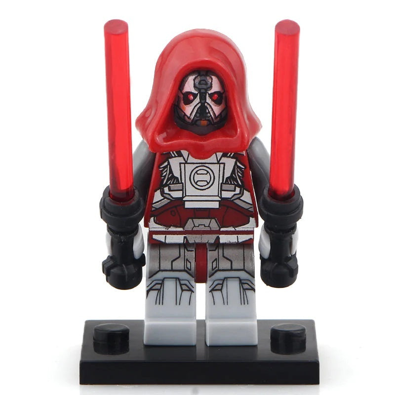 Custom-Compatible Sith Warrior Minifigure – Brick Building Fit