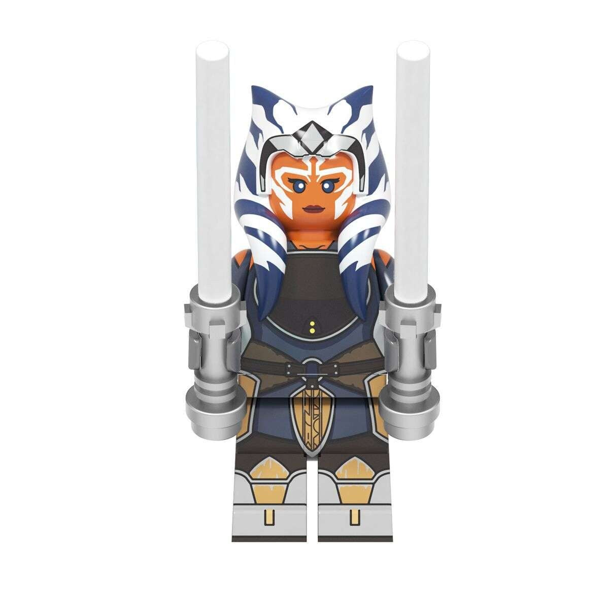 Bargain Brix Galactic Saga Dual-Blade Sci-Fi Warrior Figurine