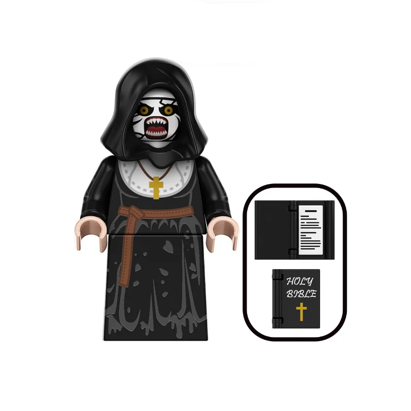 Bargain Brix Scary Figurine 8 Spooky Creations Halloween Scary Movie Brick Figurines Set