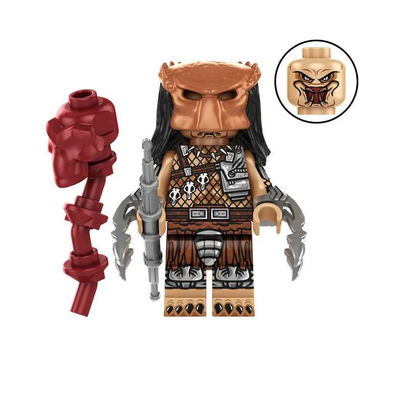 Alien Hunter Warrior Figurines