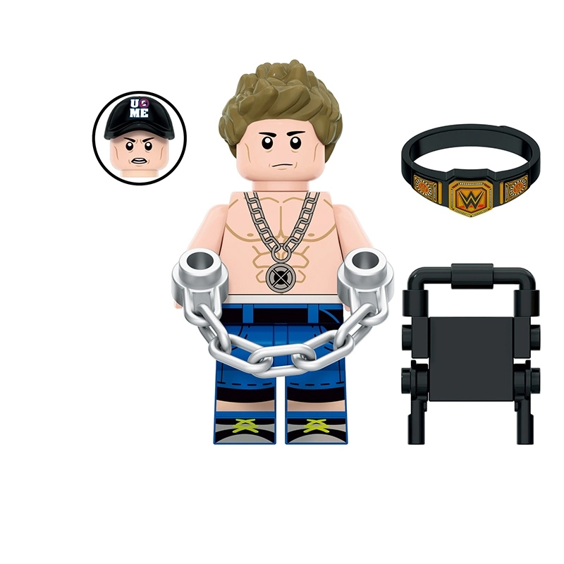 Pro Wrestling Champion Minifigure Set