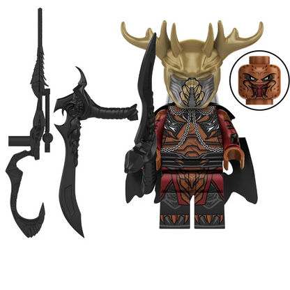 Alien Hunter Warrior Figurines