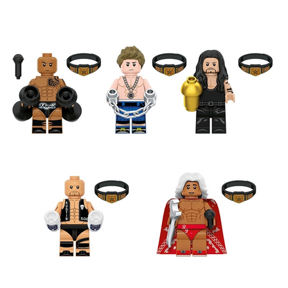 Pro Wrestling Champion Minifigure Set