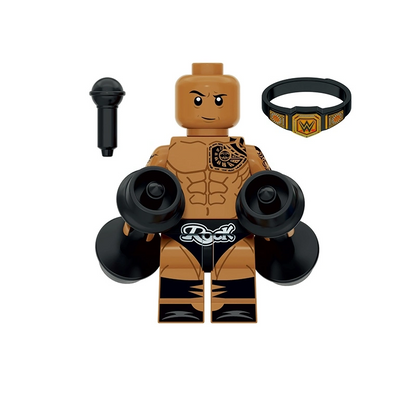 Pro Wrestling Champion Minifigure Set
