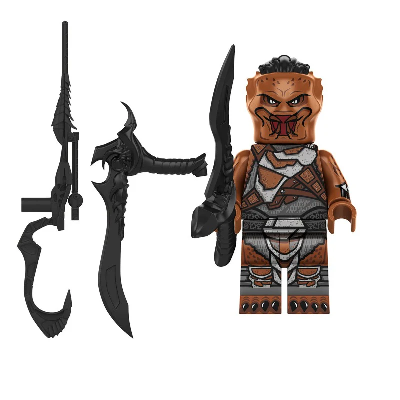 Alien Hunter Warrior Figurines