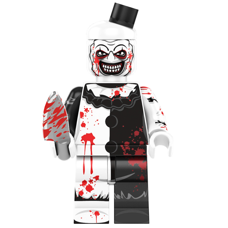 Horror Movie Figurines (Slender Man, Annabelle, Freddy Krueger, Tomie, Ash Williams, Jason, M3GAN, Valak the Nun, and Art the Clown)