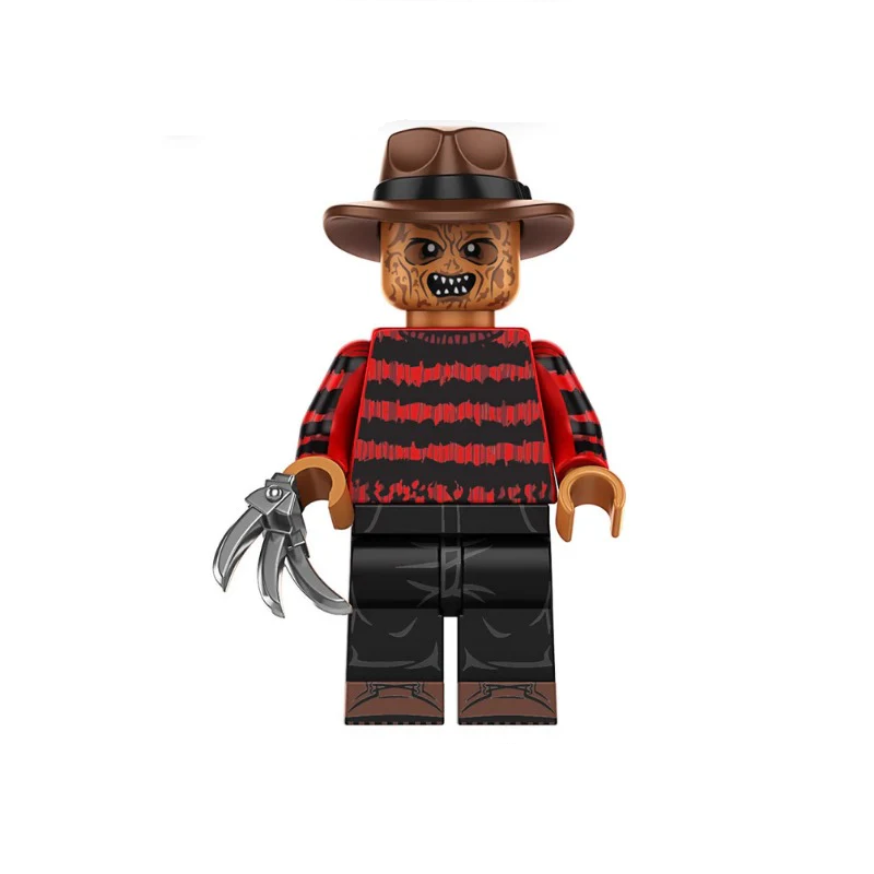 Horror Movie Figurines (Slender Man, Annabelle, Freddy Krueger, Tomie, Ash Williams, Jason, M3GAN, Valak the Nun, and Art the Clown)