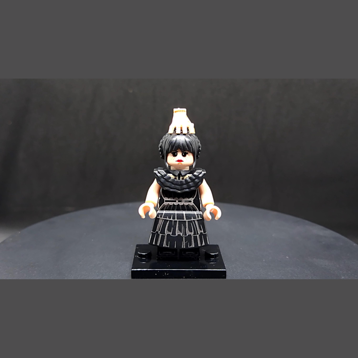 Custom-Compatible Gothic Schoolgirl Minifigure – Brick Building Fit