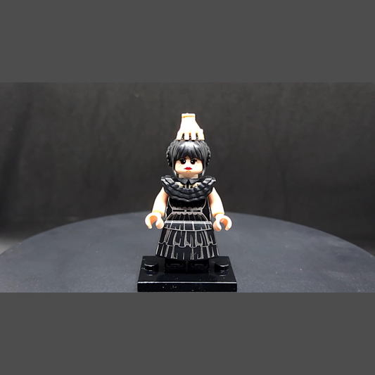 Custom-Compatible Gothic Schoolgirl Minifigure – Brick Building Fit