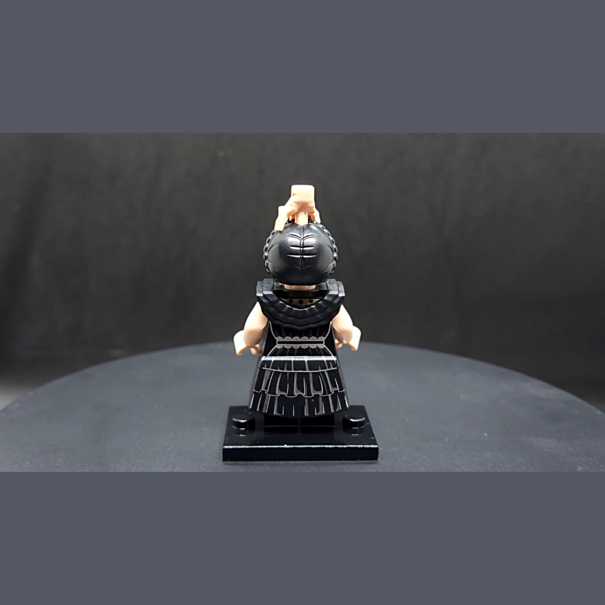 Custom-Compatible Gothic Schoolgirl Minifigure – Brick Building Fit