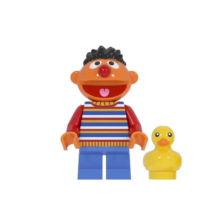 Custom-Compatible Friendly Character Minifigure Set – Brick Building Fit
