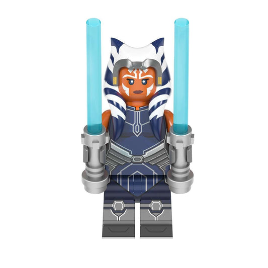 Custom-Compatible Dual-Blade Alien Warrior Minifigure – Brick Building Fit