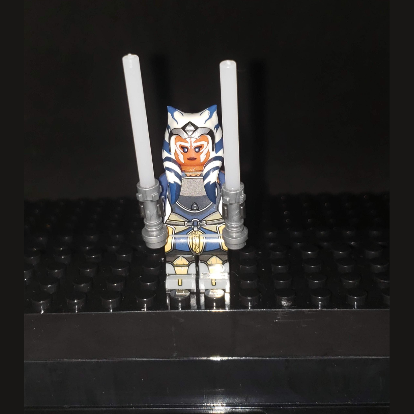 Custom-Compatible Dual Blade Alien Warrior Minifigure – Brick Building Fit