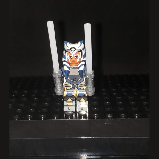 Custom-Compatible Dual Blade Alien Warrior Minifigure – Brick Building Fit