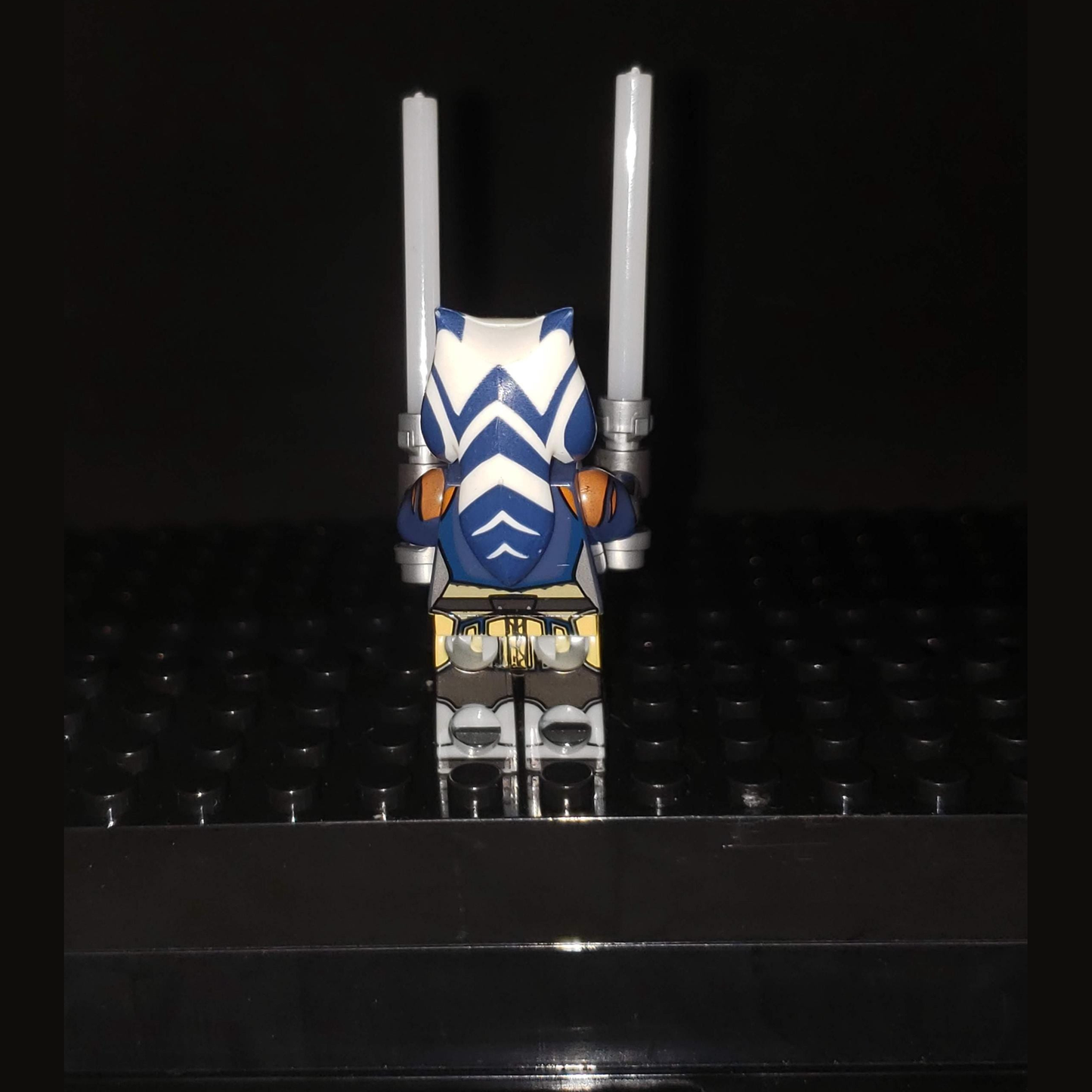 Custom-Compatible Dual Blade Alien Warrior Minifigure – Brick Building Fit