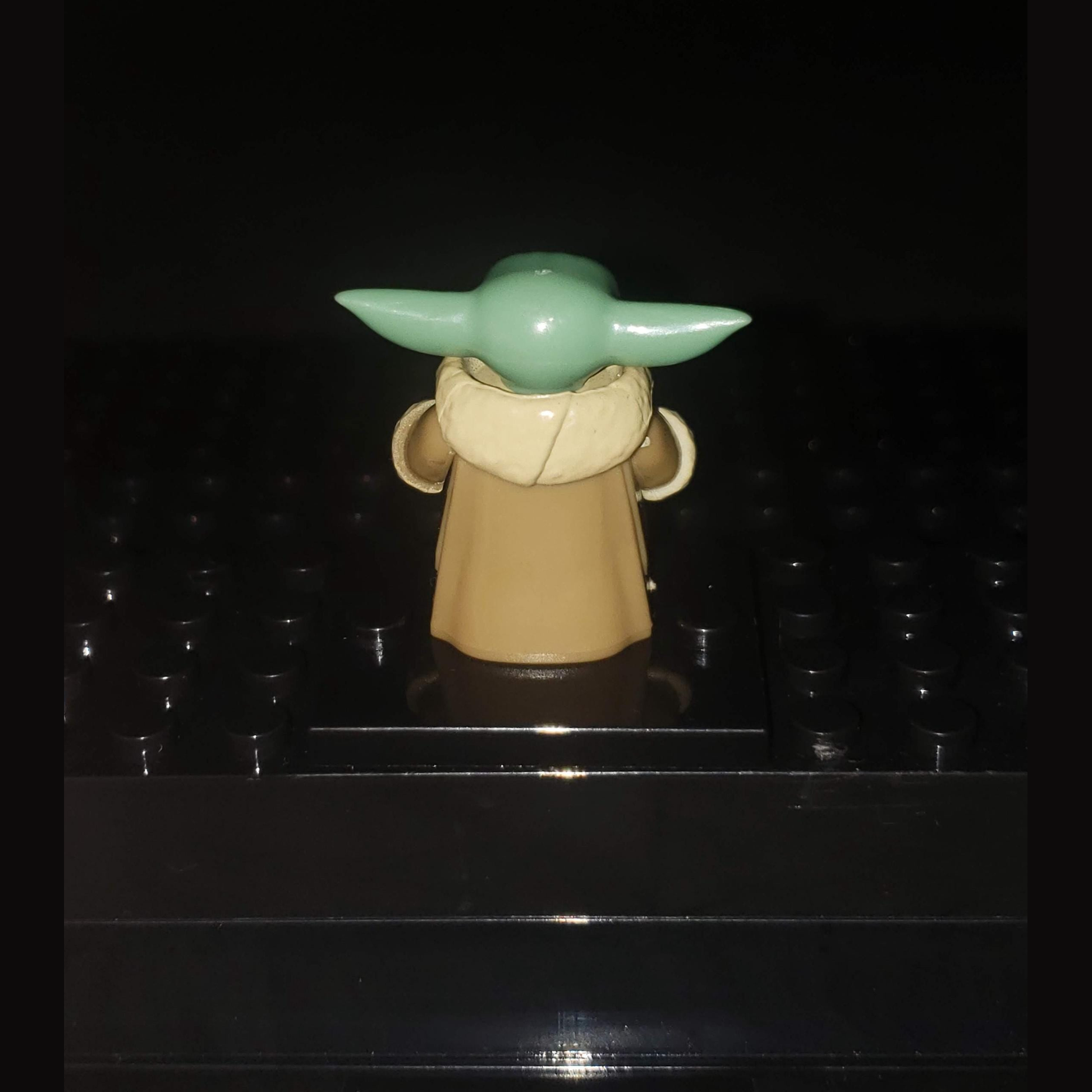 Custom-Compatible Green Alien Child Minifigure – Brick Building Fit