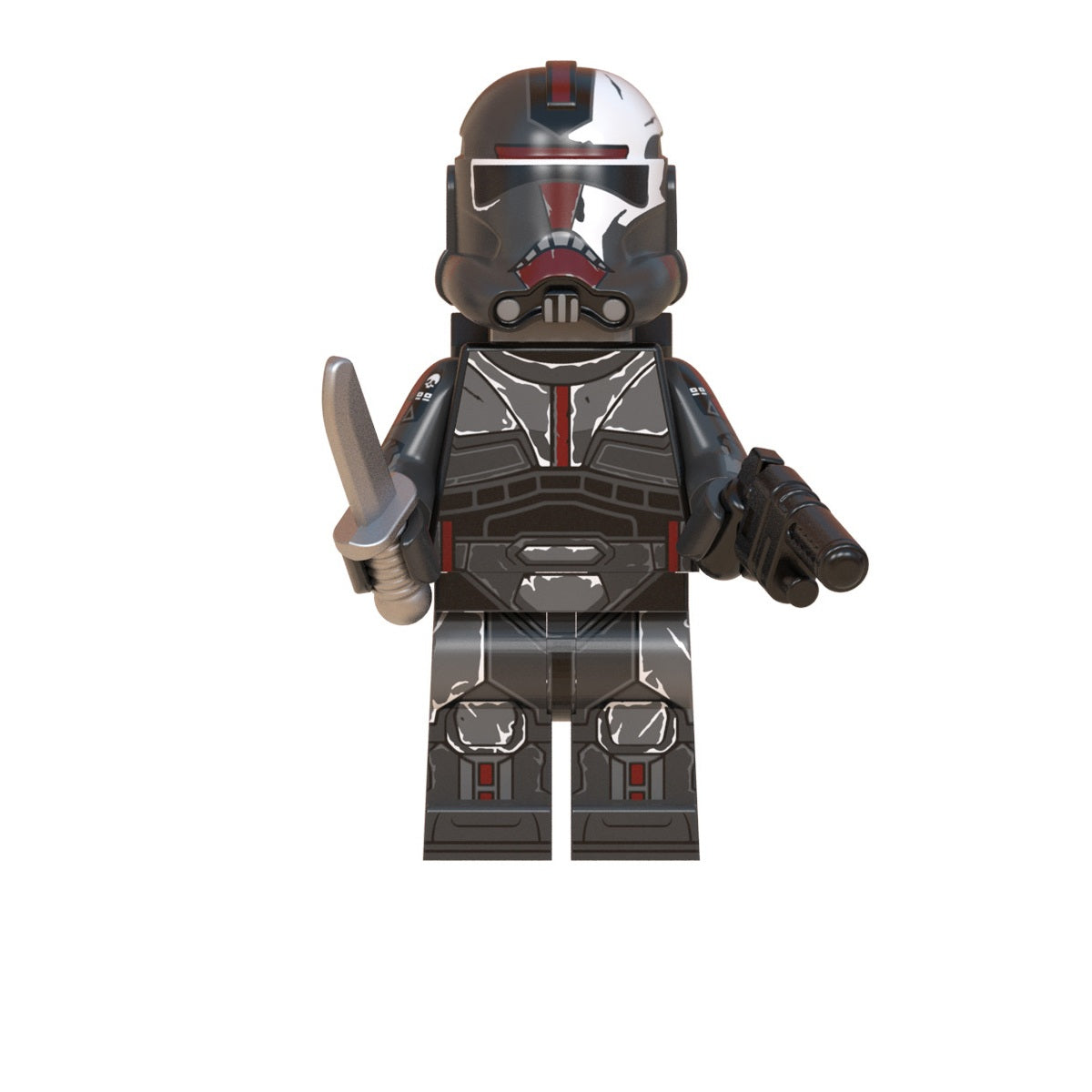 Custom-Compatible Elite Trooper Minifigure Set – Brick Building Fit