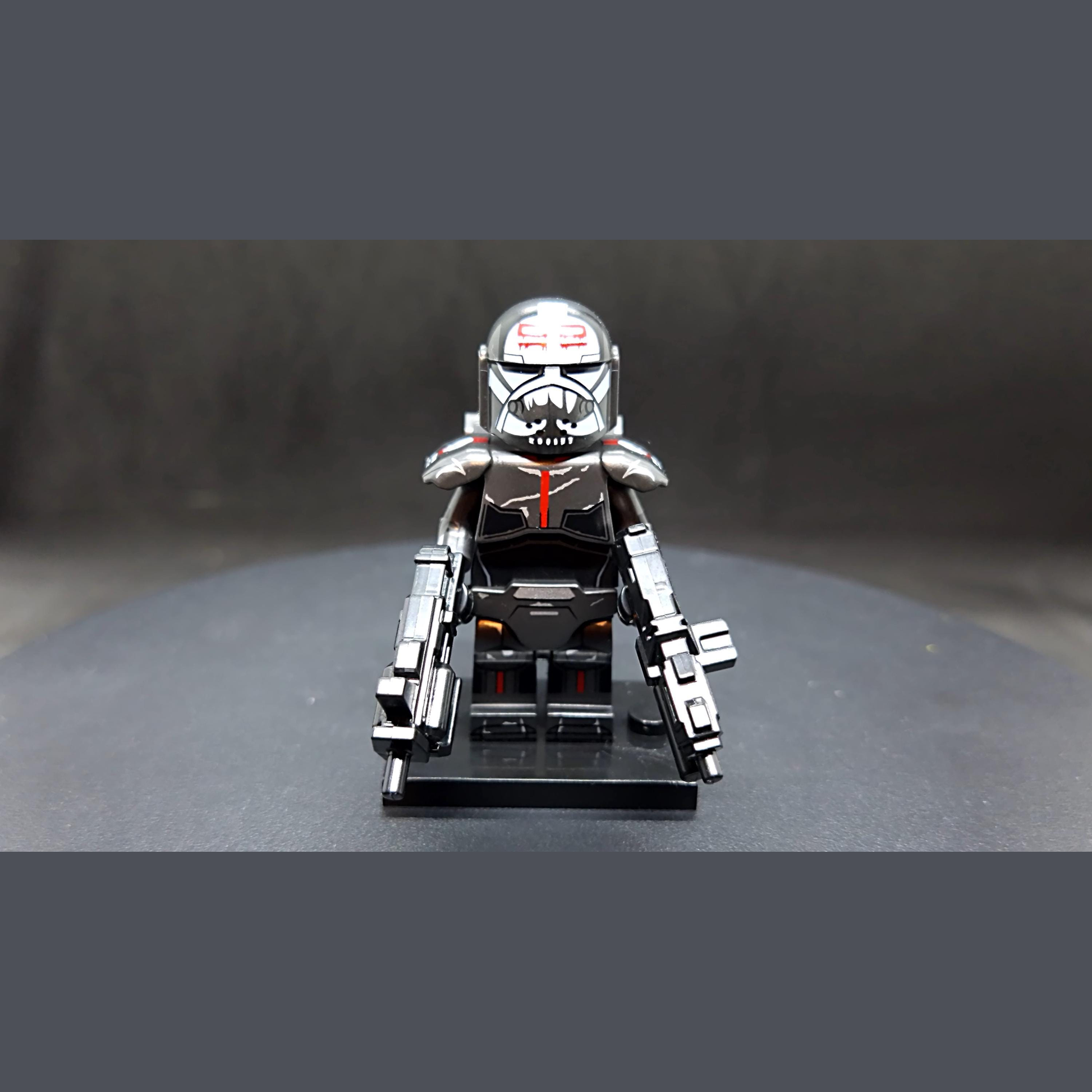 Custom-Compatible Elite Clone Minifigure Set – Brick Building Fit