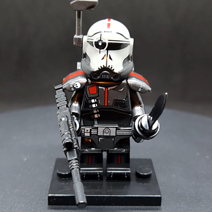 Custom-Compatible Elite Clone Minifigure Set – Brick Building Fit