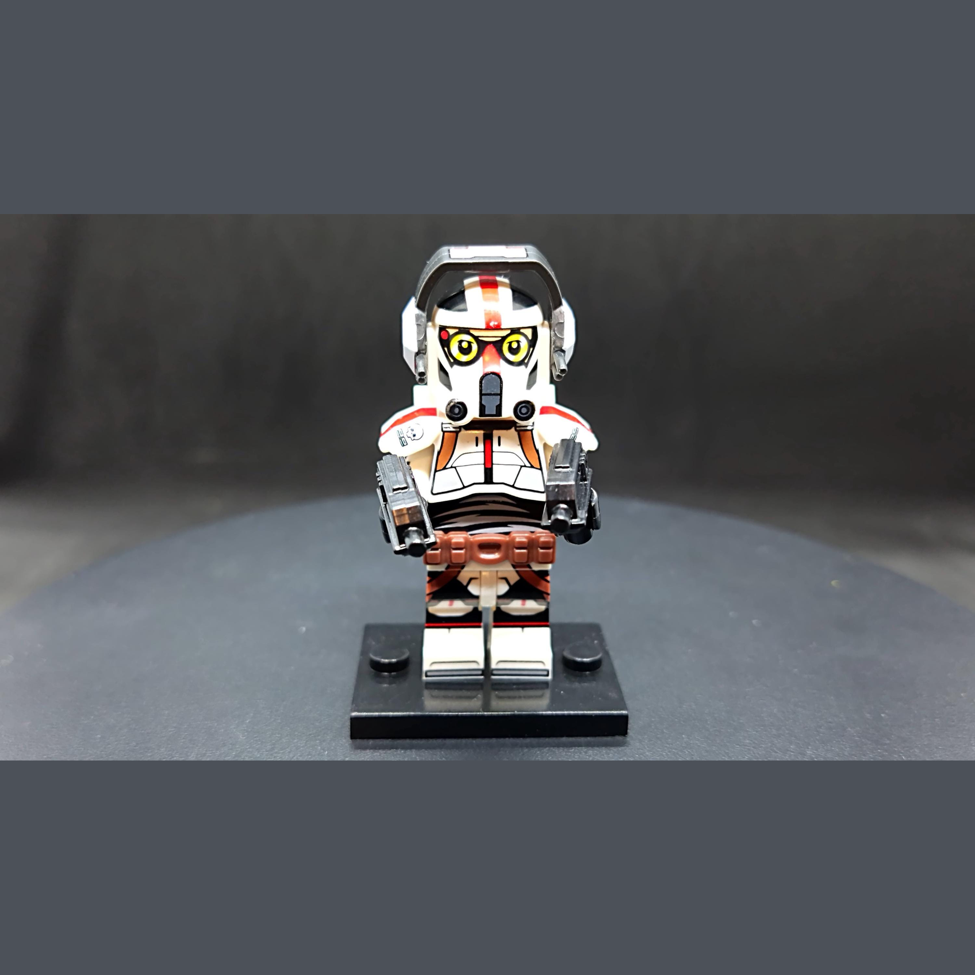 Custom-Compatible Elite Clone Minifigure Set – Brick Building Fit