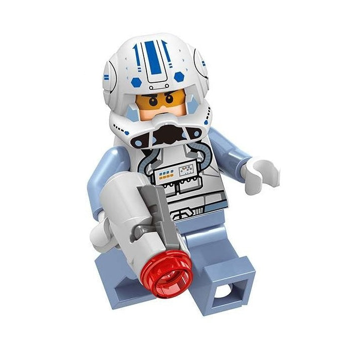 Custom-Compatible Clone Unit Captain Minifigure – Brick Building Fit
