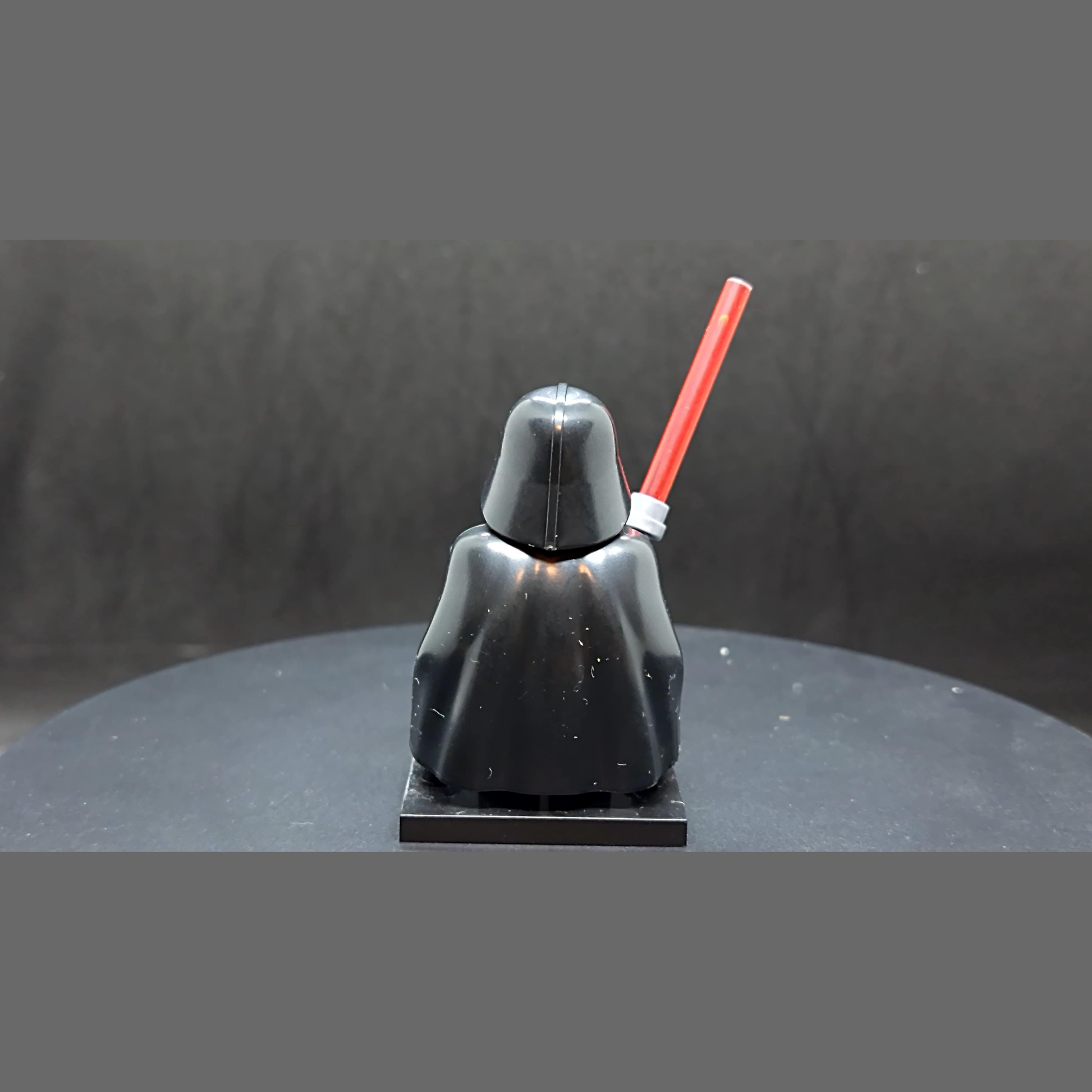 Custom-Compatible Dark Armored Leader Minifigure – Brick Building Fit