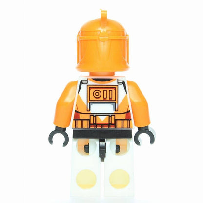 Custom-Compatible Orange Demolition Trooper Minifigure – Brick Building Fit