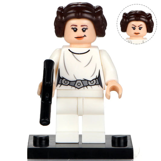Custom-Compatible Rebel Leader Minifigure – Brick Building Fit