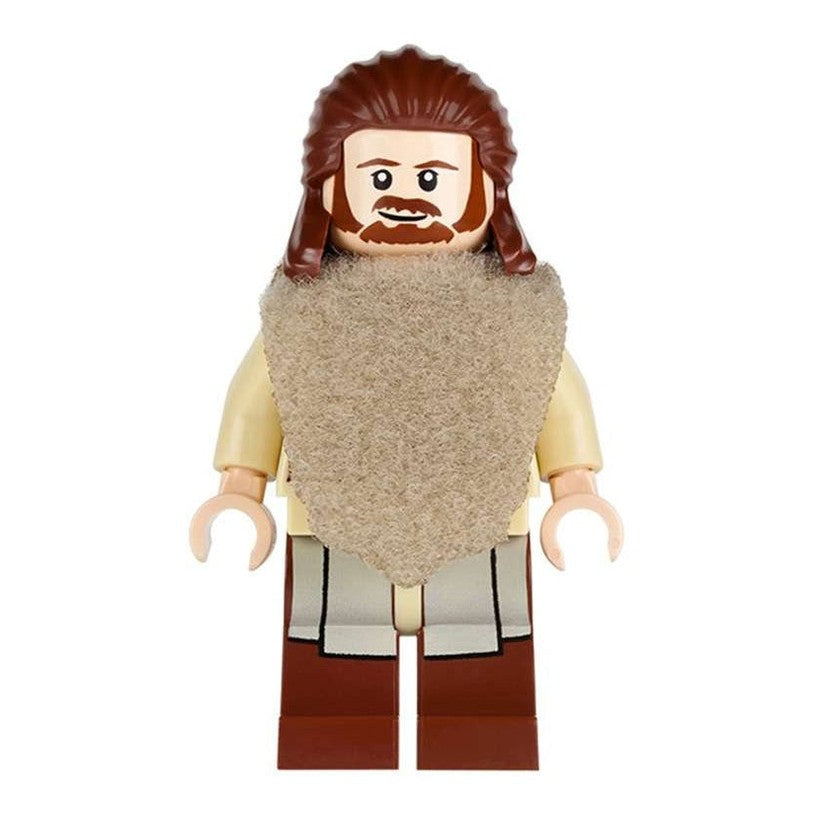 Custom-Compatible Wise Warrior Minifigure – Brick Building Fit