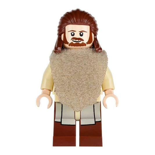 Custom-Compatible Wise Warrior Minifigure – Brick Building Fit