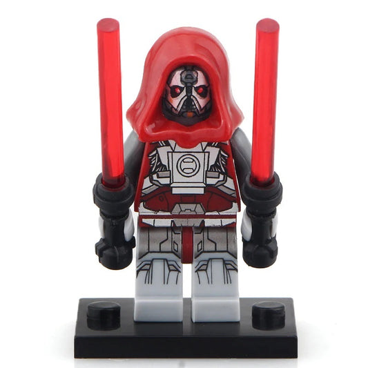 Custom-Compatible Sith Warrior Minifigure – Brick Building Fit