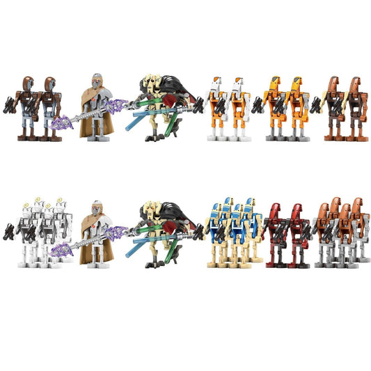 Galactic Saga Mech Vanguard Army Figurines Set