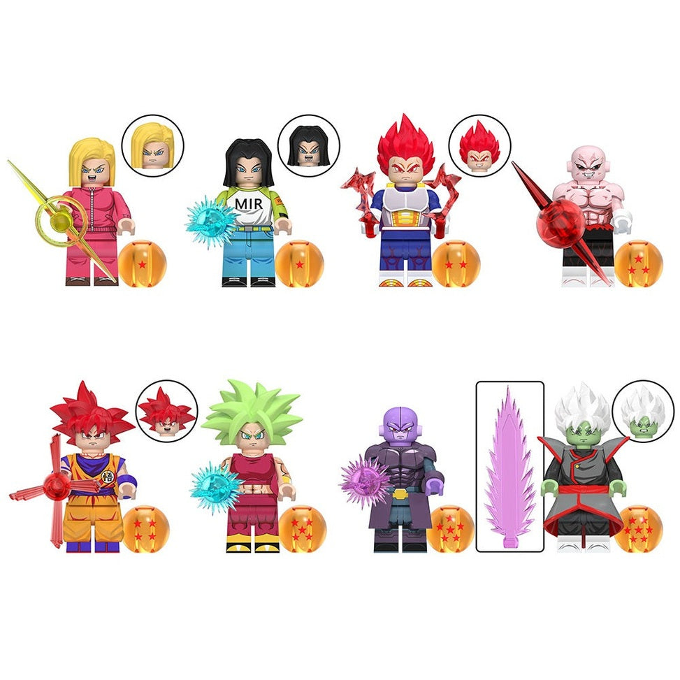 Anime Power Warrior Figurines