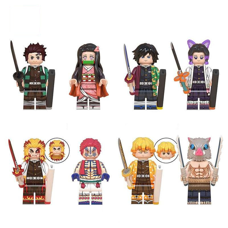 Bargain Brix Action Figures Anime Blade Warriors Figurine Set