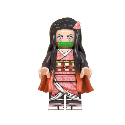 Bargain Brix Action Figures Bamboo Muzzle Maiden Anime Blade Warriors Figurine Set