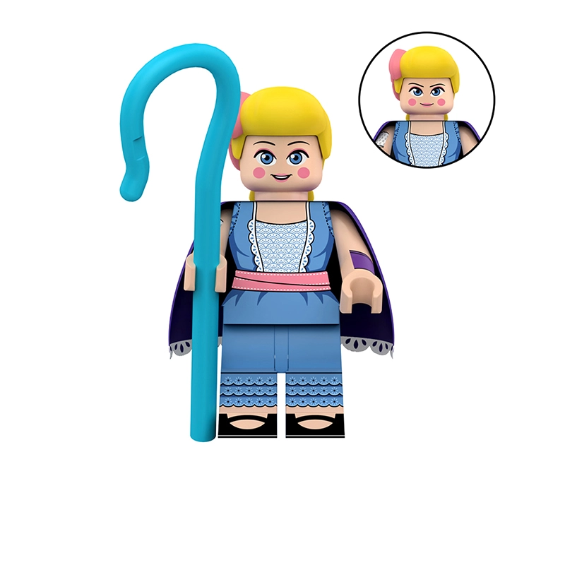 Bargain Brix Action Figures Blue Bonnet Shepherd Toy Box Adventure Character Figurine Set – Space Ranger & Western Friends