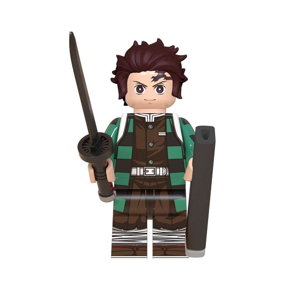 Bargain Brix Action Figures Checkered Blade Warrior Anime Blade Warriors Figurine Set