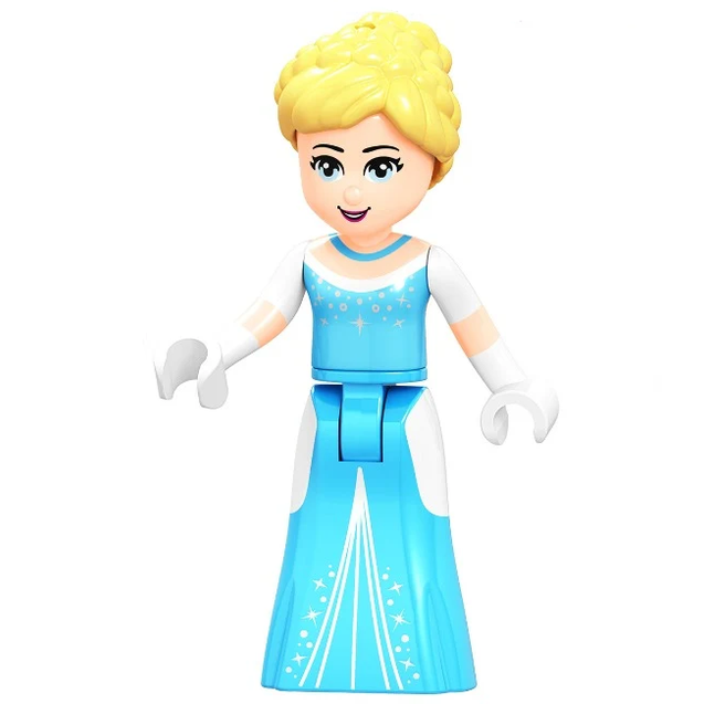Bargain Brix Action Figures Crystal Winter Princess Enchanted Fairy Tale Princess Figurine Set – Princess & Mermaid Collection