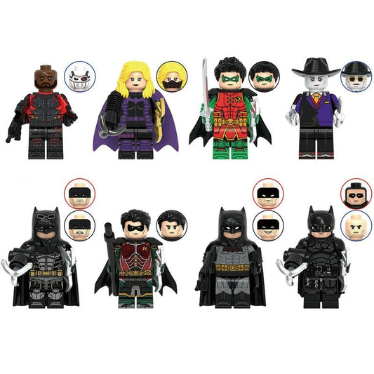 Bargain Brix Action Figures Dark City Vigilante & Sidekick Figurine Set