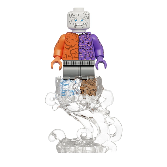 Bargain Brix Action Figures Elemental Fusion Guardian Galactic Guardian & Superpowered Hero Figurine Set – Cosmic Adventure Collection