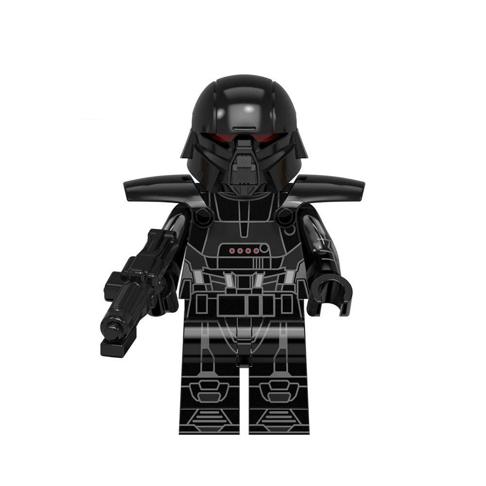 Bargain Brix Action Figures Elite Black Armor Soldier Galactic Saga Figurine Set