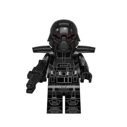 Bargain Brix Action Figures Elite Black Armor Soldier Galactic Saga Figurine Set