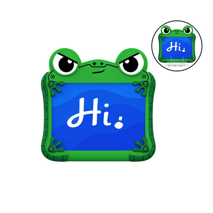 Bargain Brix Action Figures Frog Learning Pad Toy Box Adventure Character Figurine Set – Space Ranger & Western Friends