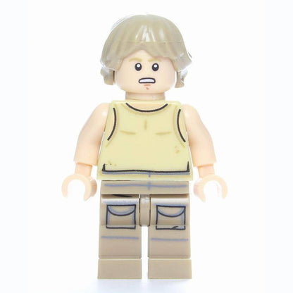 Bargain Brix Action Figures Galactic Farmboy Hero Figurine – Blue Energy Blade Warrior