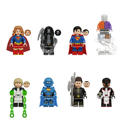 Bargain Brix Action Figures Galactic Guardian & Superpowered Hero Figurine Set – Cosmic Adventure Collection