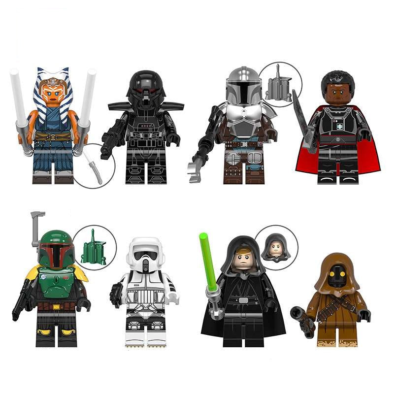 Bargain Brix Action Figures Galactic Saga Figurine Set