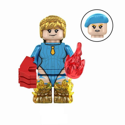 Bargain Brix Action Figures Golden Strike Operative World Martial Arts Fighter Figurine Set – Tournament Battle Collection