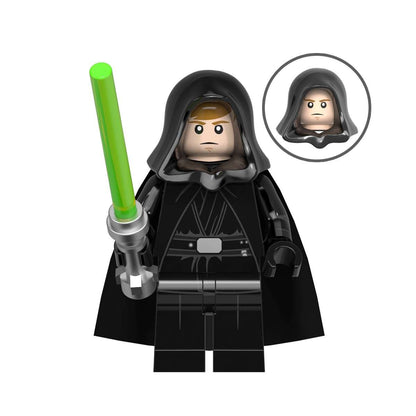 Bargain Brix Action Figures Green Lightsword Apprentice Galactic Saga Figurine Set